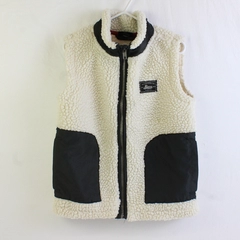 G.H. Bass & Co. White Sherpa Fleece Vest Kids' Size 4T