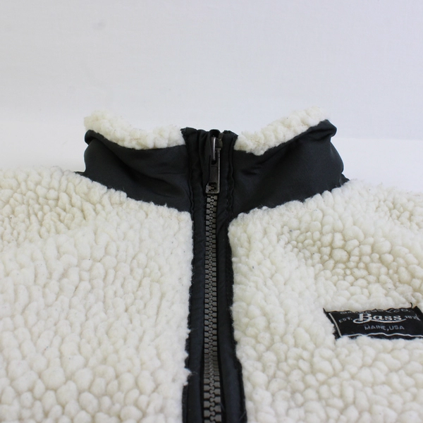 G.H. Bass & Co. White Sherpa Fleece Vest Kids' Size 4T