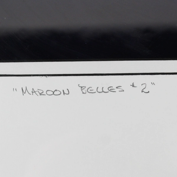 1999 The Maroon Bells #2 By Gene Davis 22 x 22" Framed Matted Photographic Print