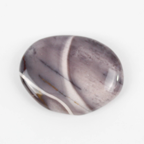 Lot of 3 Polished Agate Palm Stones Healing Crystals 90 Grams