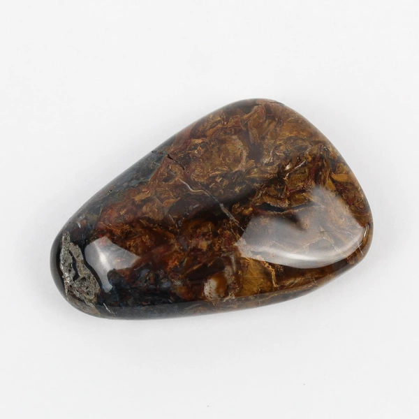 2" Polished Pietersite Chalcedony Palm Stone Healing Crystal 45 Grams