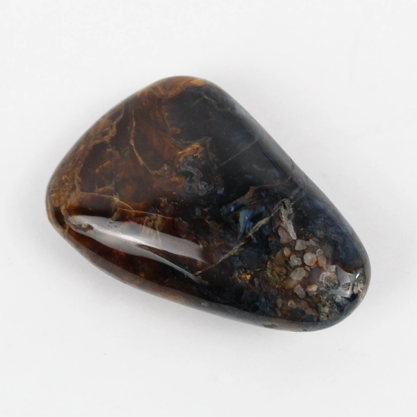 2" Polished Pietersite Chalcedony Palm Stone Healing Crystal 45 Grams