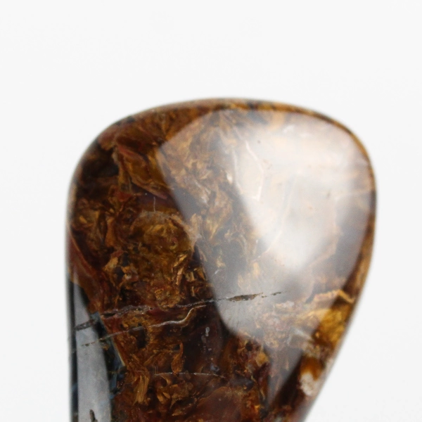 2" Polished Pietersite Chalcedony Palm Stone Healing Crystal 45 Grams