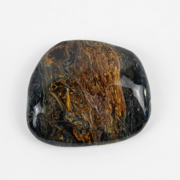 Lot of 2 Polished Pietersite Chalcedony Palm Stones Healing Crystals 68 Grams