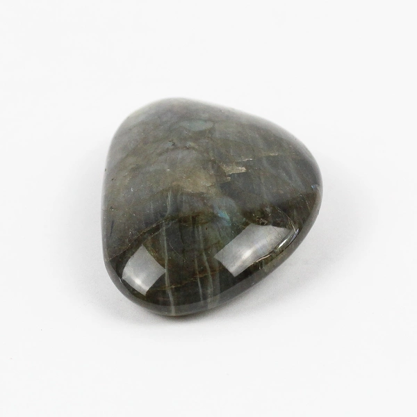 2.5" Green Blue Gold Labradorite Polished Palm Stone 68 Grams