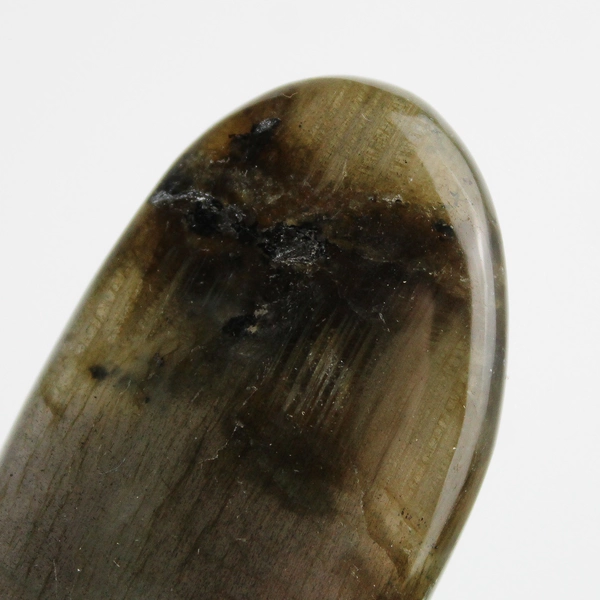 2.75" Green Teal Gold Labradorite Polished Palm Stone 45 Grams