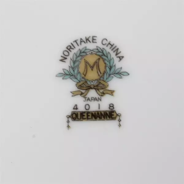 Noritake Queen Anne 4018 Pink Rose 10" Dinner Plate China Vintage