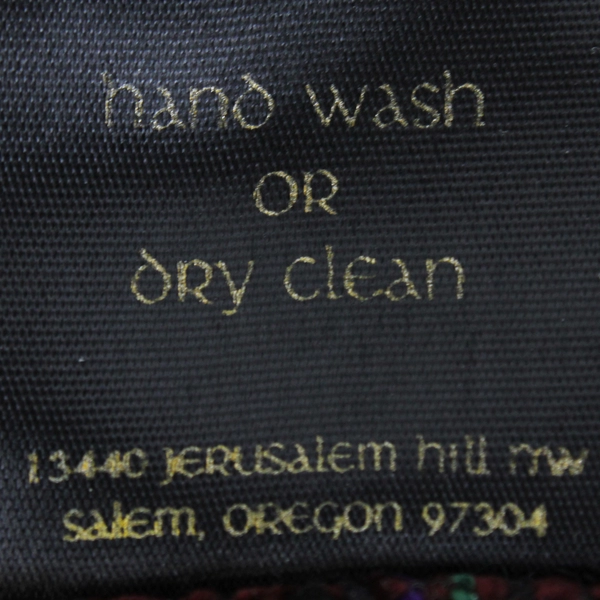 Genie the Weaver Women's L/XL Dark Purple Handmade Knit Short Vest 