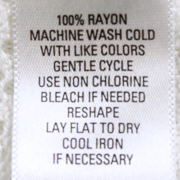 Great Northwest Indigo Women's 1X White Lace Crochet Cardigan