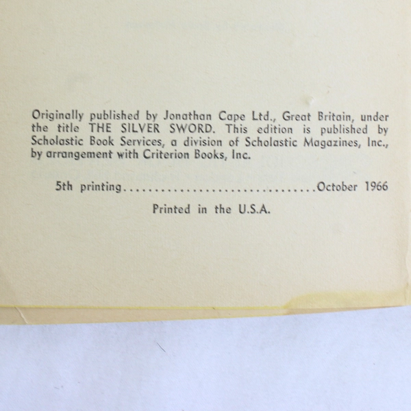 Vintage Lot of 2 Scholastic Book Services Paperback Novels From 1966