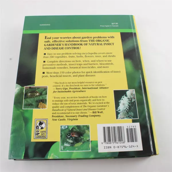 The Organic Gardener's Handbook of Natural Insect & Disease Control Hardcover