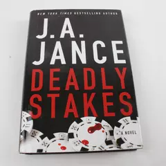 Deadly Stakes J.A. Jance Hardcover Mystery Novel 