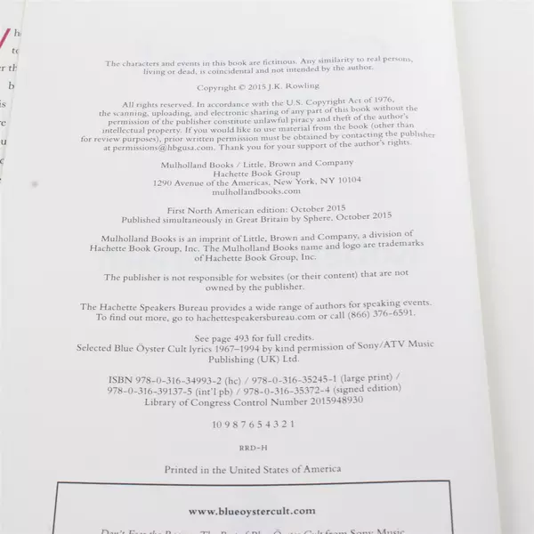 Career of Evil Robert Galbraith Cormoran Strike Hardcover 