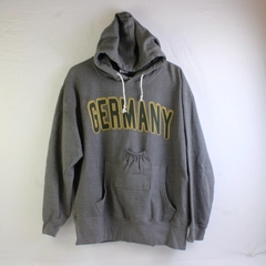 Brew City Men's M Gray Germany Hoodie Sweatshirt with Beer Pocket