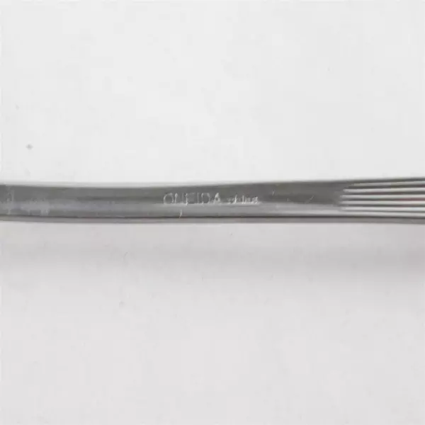 Set of 2 Oneida Saratoga Medium Solid Cold Meat Serving Forks 8.25"