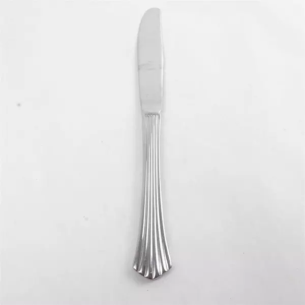 Set of 4 Oneida Saratoga Modern Solid Knives + 1 Flat Handle Master Butter Knife