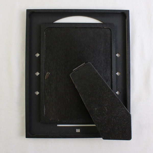 VTG Amerigo by Lasercraft Matte Black Geometric Cutout Picture Frame 5" x 7"