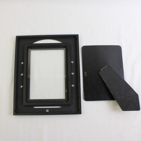 VTG Amerigo by Lasercraft Matte Black Geometric Cutout Picture Frame 5" x 7"