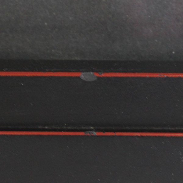 Set of 2 Old Town Matte Black with Red Edges Tabletop Frames 5" x 7"