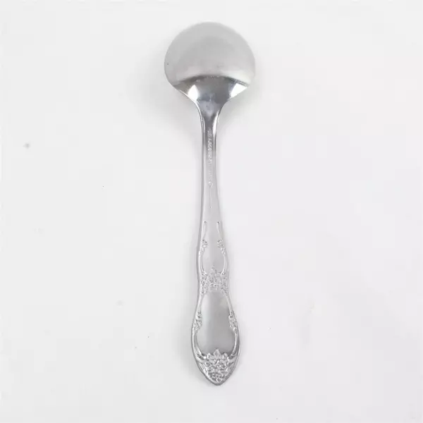 Set of 4 Oneida Fenway Place Oval Soup Spoons Silver Plated 6.75"