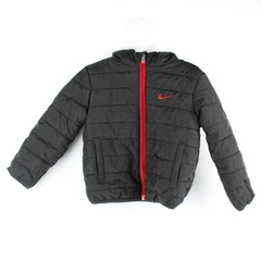 Nike Black and Red Puffer Jacket Baby Toddler Size 24M