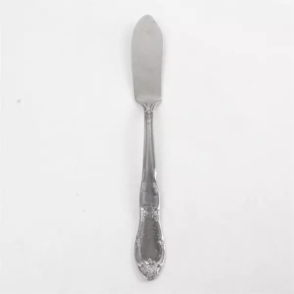 Lot of 2 Oneida Fenway Stainless Flatware: Master Butter Knife & Sugar Spoon