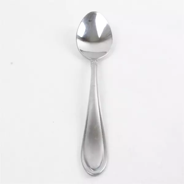 Set of 10 Oneida Memphis Oval Soup Spoons Silver Finish 6.25"