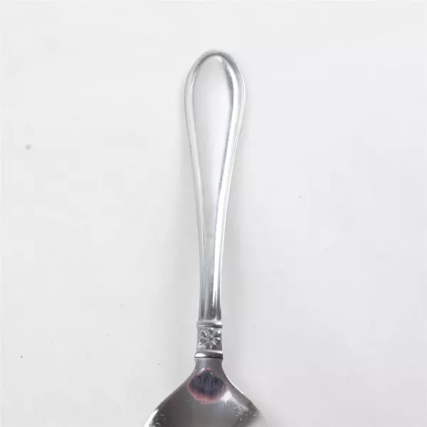 Set of 10 Oneida Memphis Oval Soup Spoons Silver Finish 6.25"