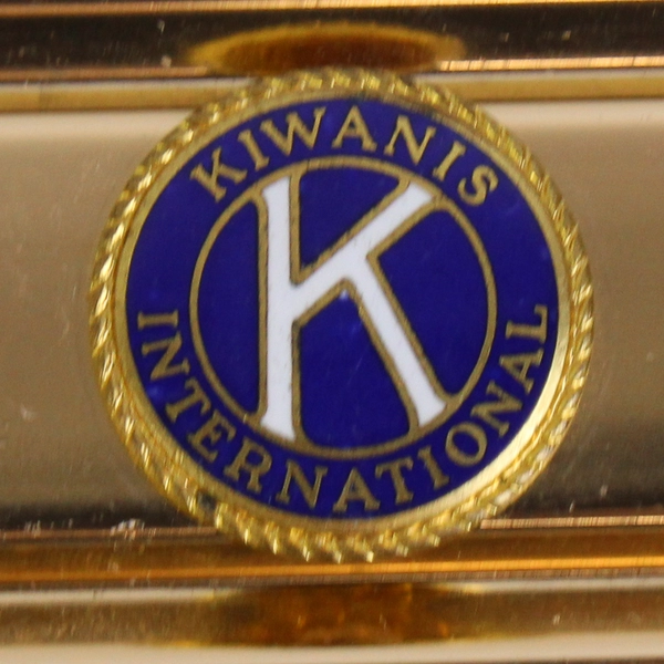 Kiwanis International 12" Brass Ruler Guest Speaker Palo Alto California