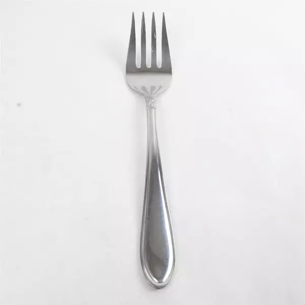 Lot of 3 Oneida Memphis Flatware 2 Meat Server Forks & 1 Pierced Tablespoon