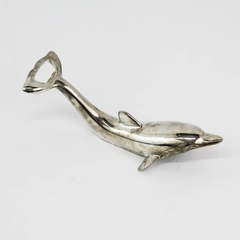 Vintage International Silver Co. Silver Plated Dolphin Shape Bottle Opener