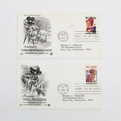 Lot Of 2 Performing Arts Series Covers Will Rogers 1979 Golden Age Comedy 1980