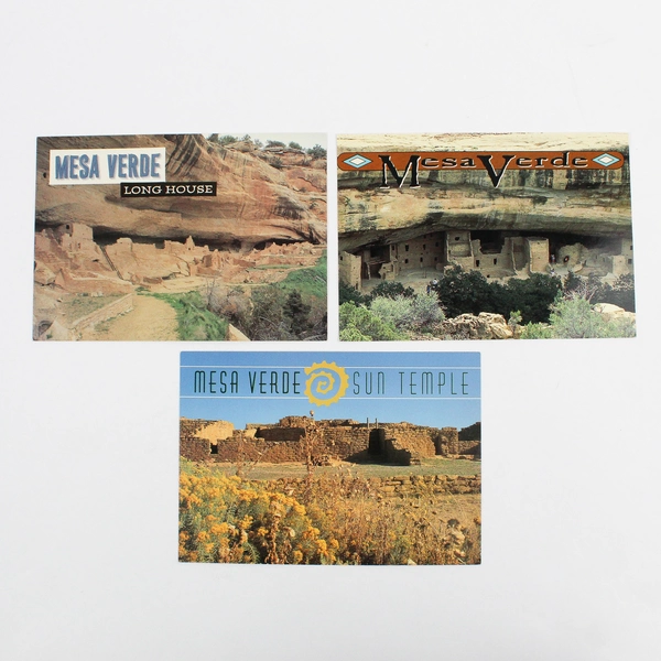 Lot Of 3 Mesa Verde National Park Colorado Color Postcards