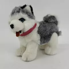 IAAC Alaska Souvenir Husky Puppy Dog Plush Toy 8.5"