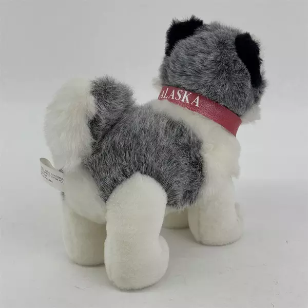 IAAC Alaska Souvenir Husky Puppy Dog Plush Toy 8.5"