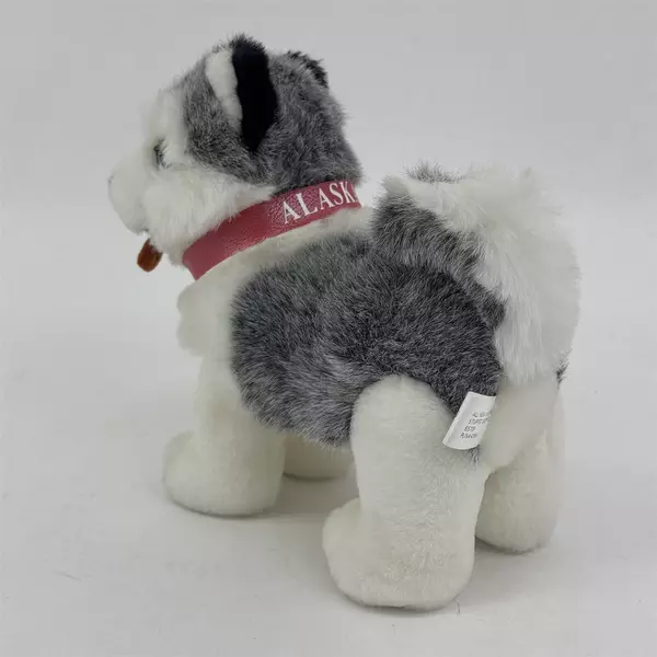 IAAC Alaska Souvenir Husky Puppy Dog Plush Toy 8.5"