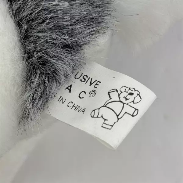 IAAC Alaska Souvenir Husky Puppy Dog Plush Toy 8.5"