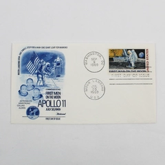 1969 FDC Apollo 11 Moon Landing Dual Cancel First Day Cover Fleetwood