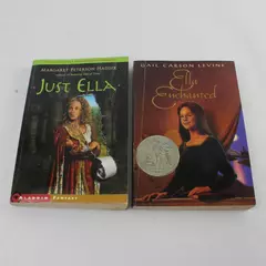 Lot of 2 YA Paperbacks Just Ella & Ella Enchanted Margaret P. Haddix Gail Levine