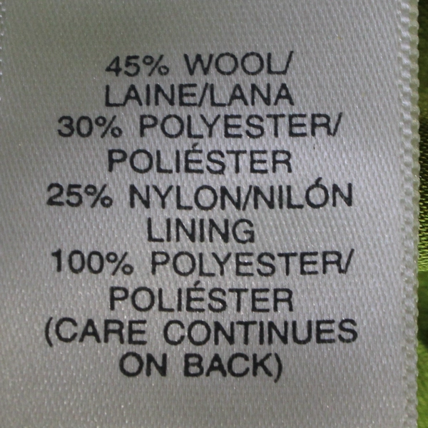 Susan Bristol Green Coat Fringe Accents Women's Size 12