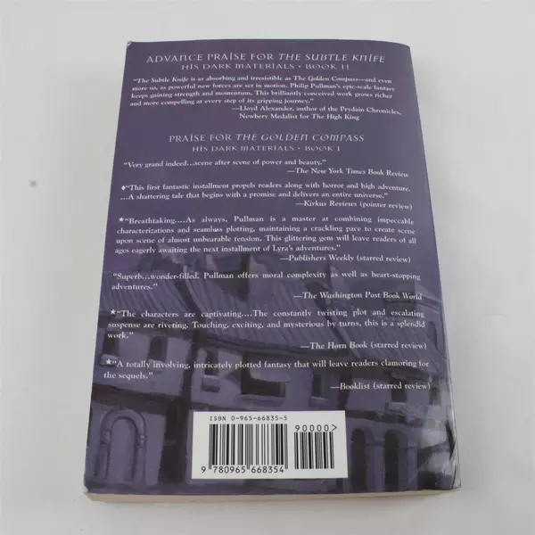 The Subtle Knife Philip Pullman 1997 Knopf Paperback