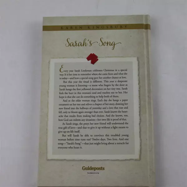 Sarah's Song Karen Kingsbury The Red Glove Stories Hardcover 2004 