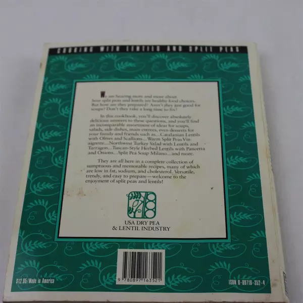 Lentil & Split Pea Cookbook by Merilee Frets Paperback