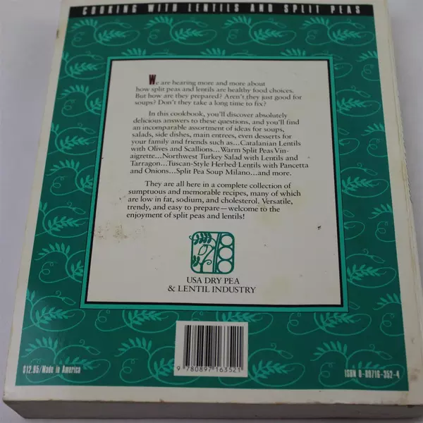 Lentil & Split Pea Cookbook by Merilee Frets Paperback