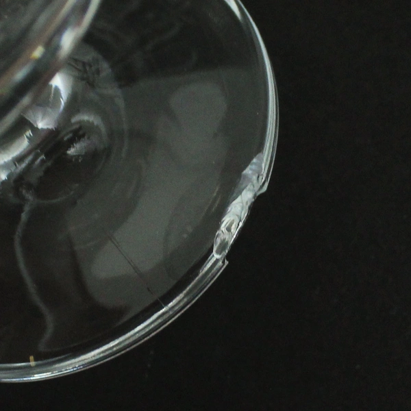  Set Of 6 Vintage Cristal D'Arques Cavalier Clear 4.5" Water Goblet Wine Glasses