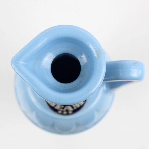 Vintage 1961 Jim Beam Grecian Bourbon Blue Greek Philosophers Bottle Decanter