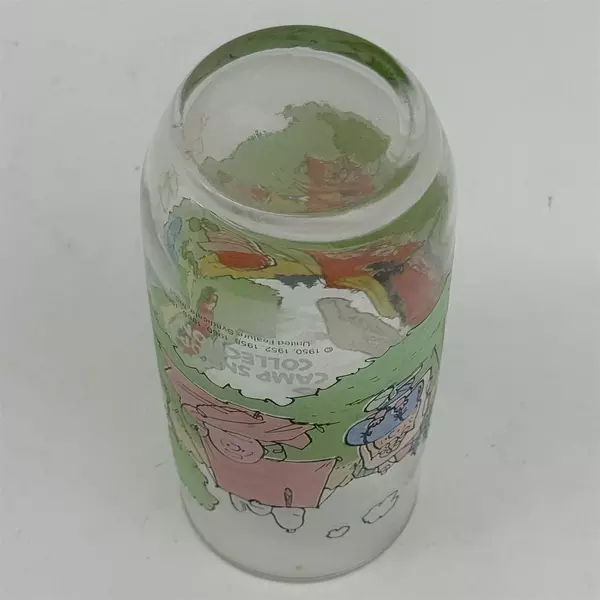 McDonalds Glass Camp Snoopy There's No Excuse for Not Being Properly Prepared