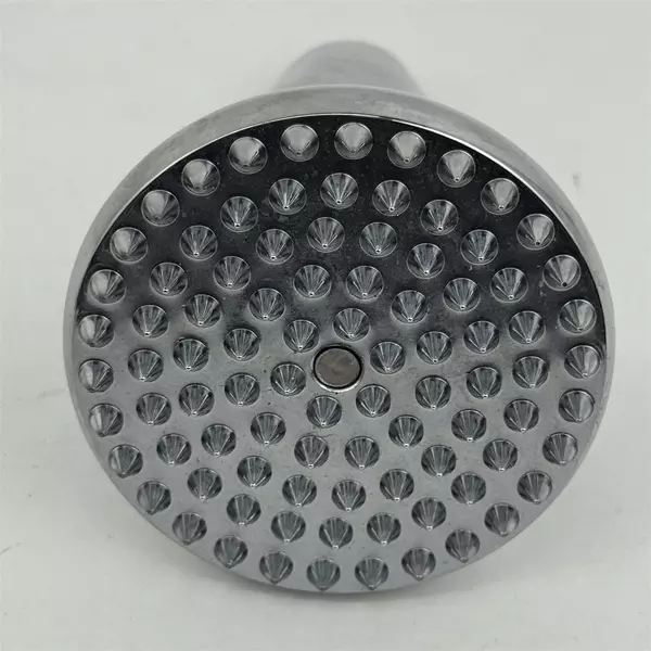 Pampered Chef Heavy Chrome Meat Tenderizer – 6" Tall, 2 lb Chrome Kitchen Tool