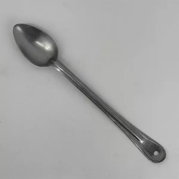 Vintage Serving Spoon U.S.N. United States Navy Military Mess Hall 15"