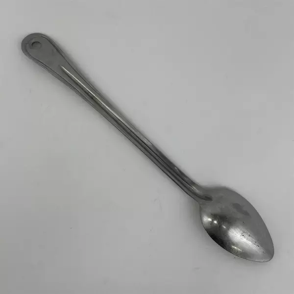 Vintage Serving Spoon U.S.N. United States Navy Military Mess Hall 15"